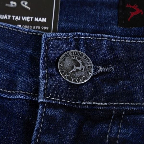 Chi tiết quần short jean qua gối big size nam AKYOO, thời trang cho người ngoại cỡ từ 80-140kg