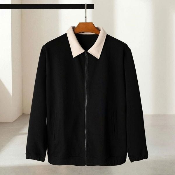 Áo khoác nỉ Big Size nam AK CT A thiết kế khóa kéo toàn thân