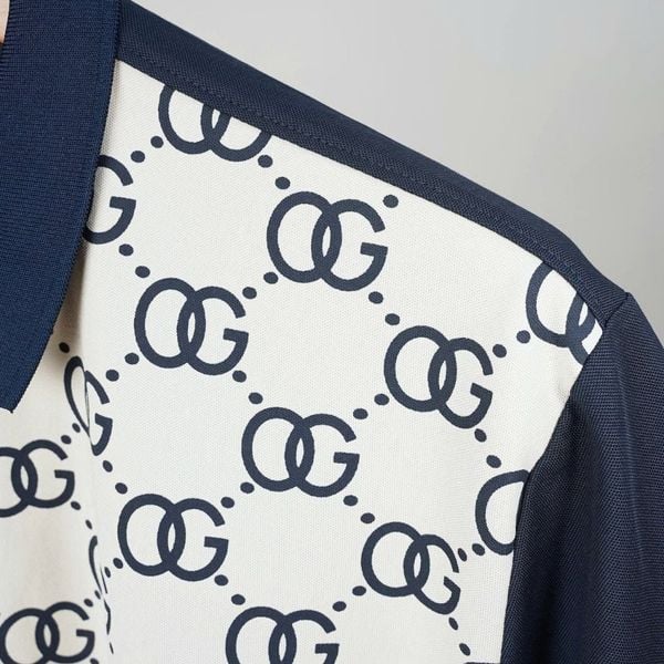 Chi tiết áo polo cổ than big size nam AKYOO