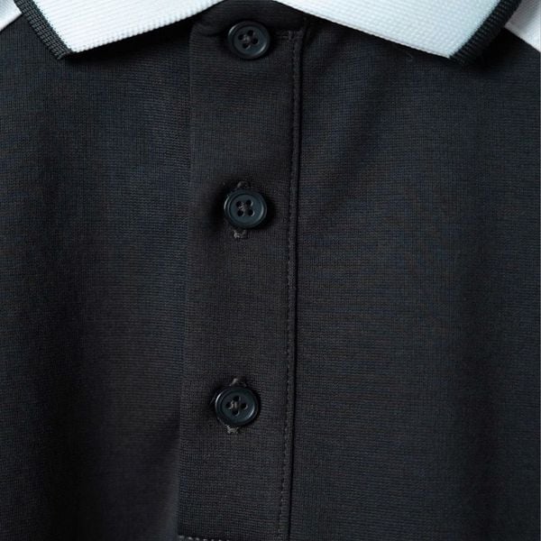 Chi tiết áo polo ghi big size nam AKYOO, thời trang cho người ngoại cỡ từ 90-140kg