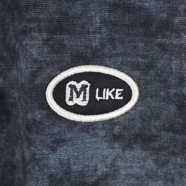 Chi tiết áo thun loang đen big size nam AKYOO