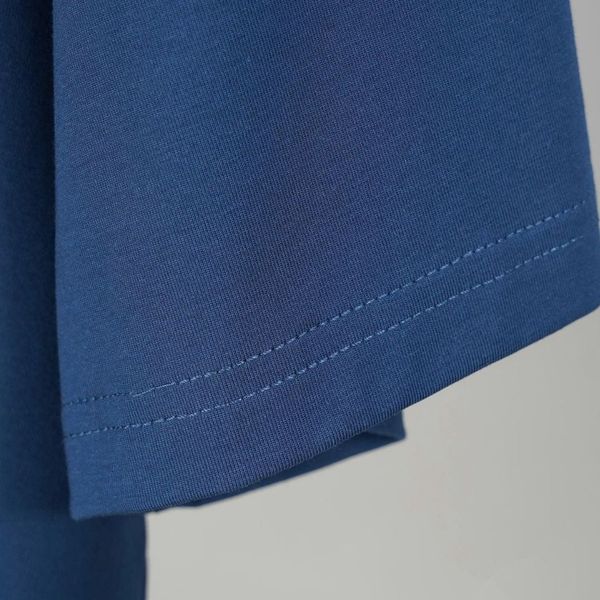 Chi tiết áo thun than in big size nam AKYOO