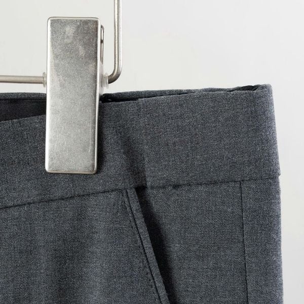 Chi tiết quần âu xam a3 big size nam AKYOO