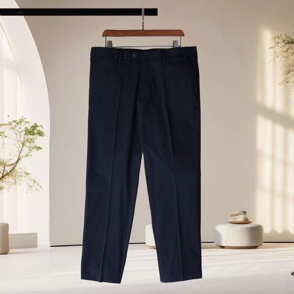 Chi tiết quần âu xanh than big size nam AKYOO