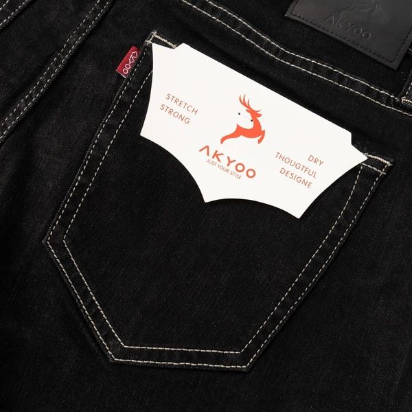 Chi tiết quần short jean a4 big size nam AKYOO