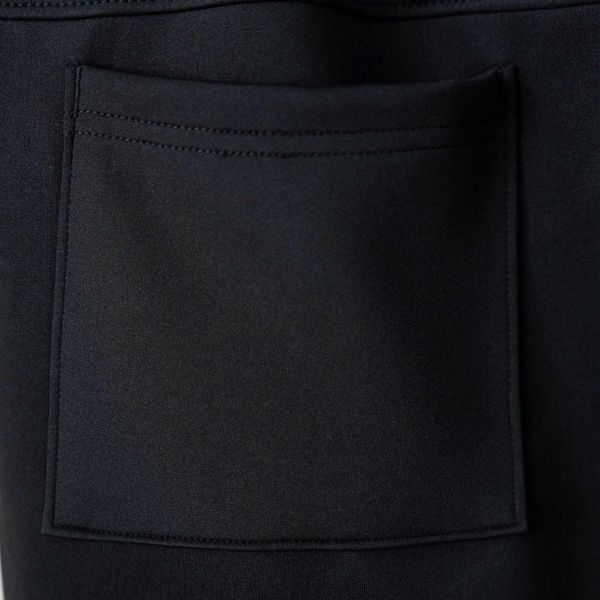 Chi tiết quần short thun đen họa tiết big size nam AKYOO