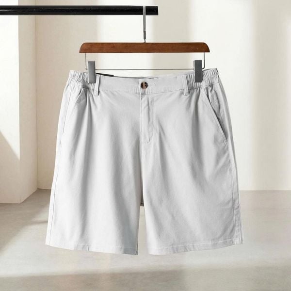 Chi tiết quần short kaki big size nam AKYOO, thời trang cho người ngoại cỡ từ 80-130kg