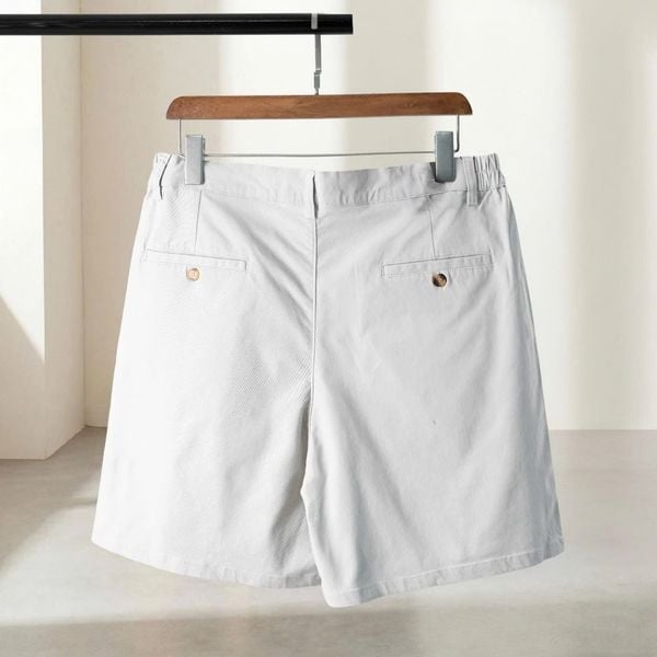 Chi tiết quần short kaki big size nam AKYOO, thời trang cho người ngoại cỡ từ 80-130kg