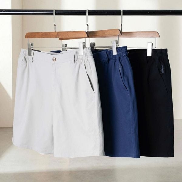 Chi tiết quần short kaki big size nam AKYOO, thời trang cho người ngoại cỡ từ 80-130kg