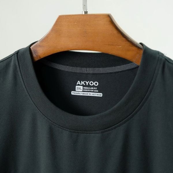 Chi tiết set bộ thun dập nổi big size nam AKYOO