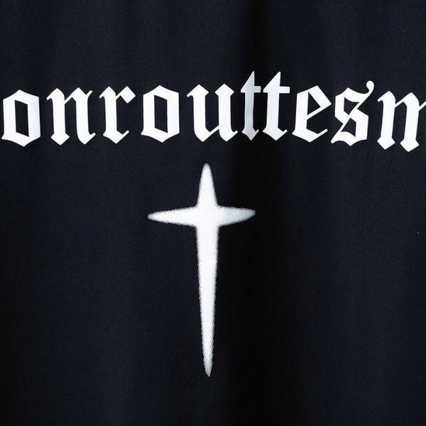 Chi tiết set bộ thun đen viền big size nam AKYOO