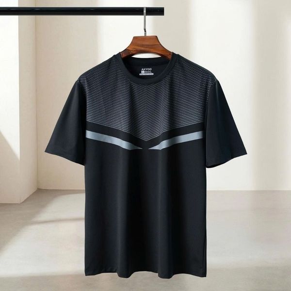 Chi tiết set bộ thể thao đen big size nam AKYOO