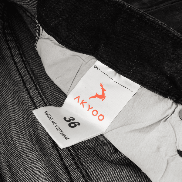 Bảng size quần short jean big size nam AKYOO