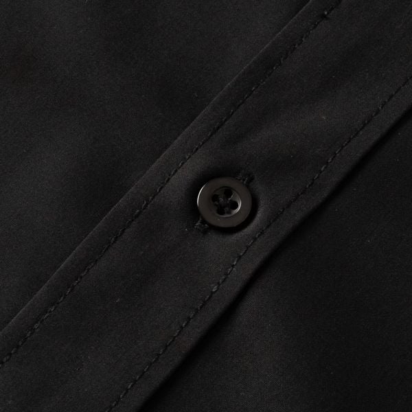 Mô tả chi tiết áo sơ mi đen dài tay big size nam AKYOO