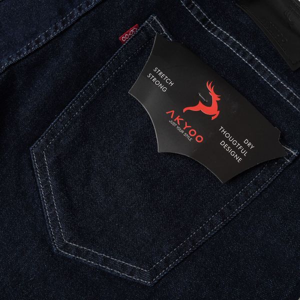 Chi tiết quần short jean xanh đen a6 big size nam AKYOO