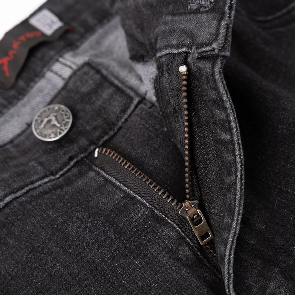 Mô tả chi tiết quần jean đen xám big size nam AKYOO