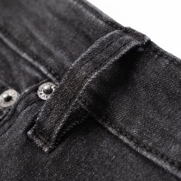 Mô tả chi tiết quần jean đen xám big size nam AKYOO