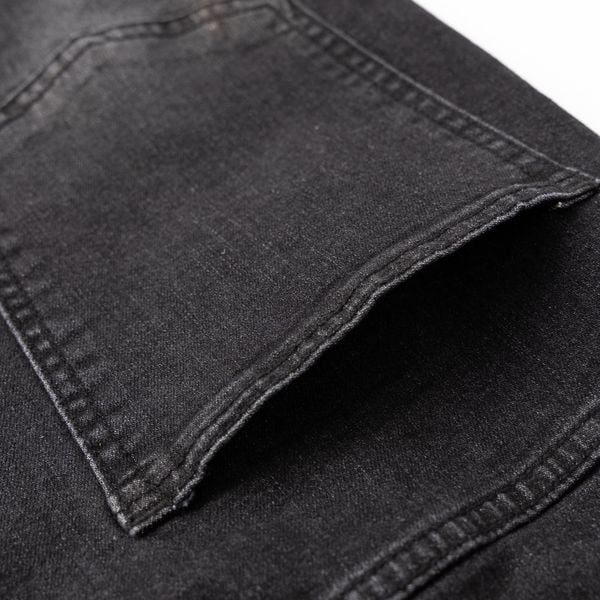 Mô tả chi tiết quần jean đen xám big size nam AKYOO