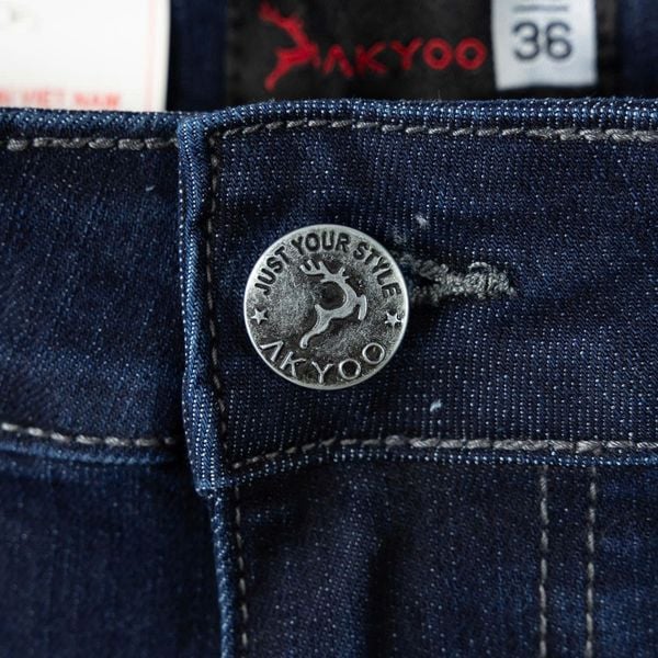 Mô tả chi tiết quần jean xanh xước big size nam AKYOO