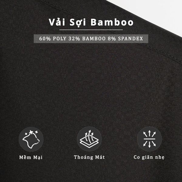 Mô tả chi tiết áo sơ mi đen dài tay họa tiết chìm big size nam Akyoo