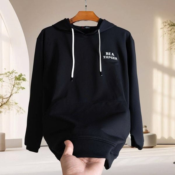Mô tả chi tiết áo nỉ hoodie trơn hình big size nam Akyoo