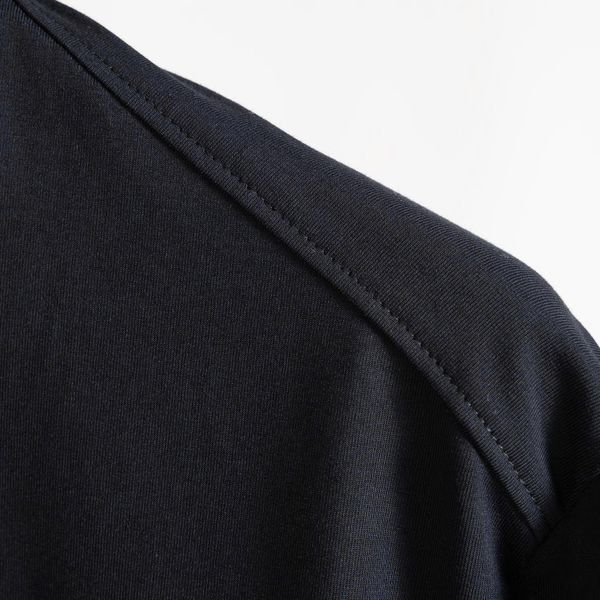 Mô tả chi tiết áo thun đen viền vai big size nam Akyoo