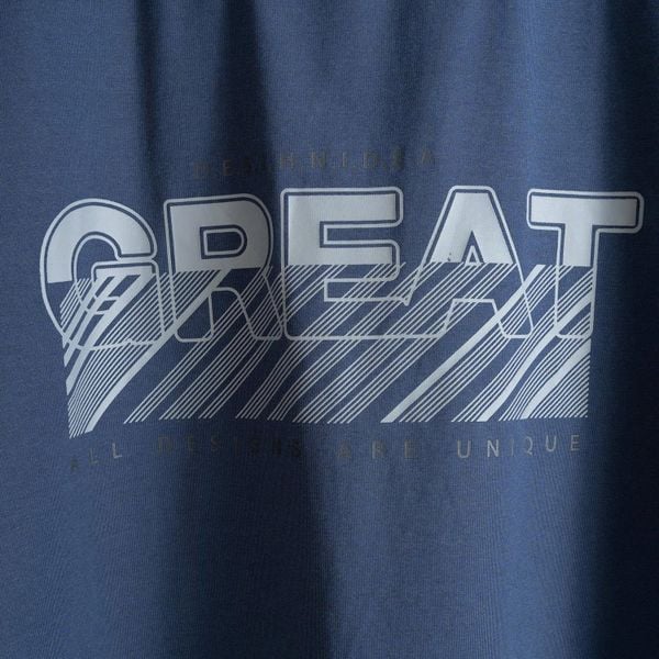 Mô tả chi tiết áo thun than in big size nam Akyoo