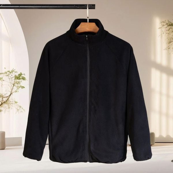 Chi tiết áo khoác giả lông cừu big size nam Akyoo