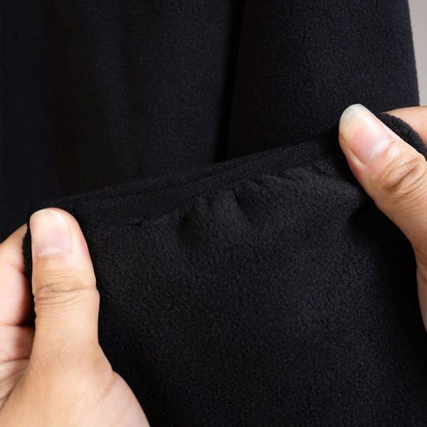 Chi tiết áo khoác giả lông cừu big size nam Akyoo