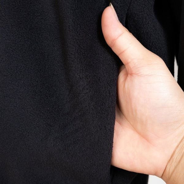 Chi tiết áo khoác giả lông cừu big size nam Akyoo