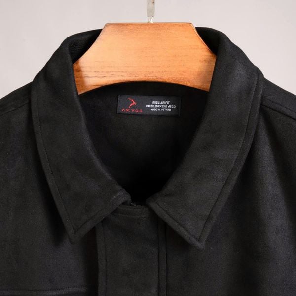 Mô tả chi tiết áo khoác da lộn big size nam Akyoo