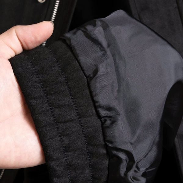 Mô tả chi tiết áo khoác da lộn big size nam Akyoo