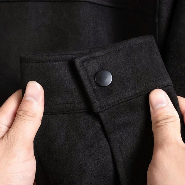 Mô tả chi tiết áo khoác da lộn big size nam Akyoo