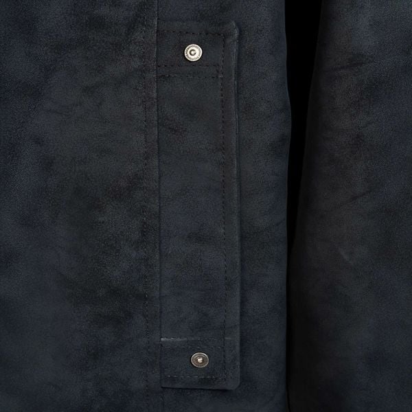 Chi tiết áo da big size nam AKYOO