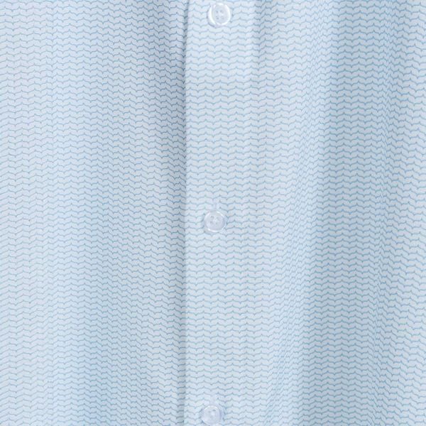 Mô tả chi tiết áo sơ mi in xanh nhạt big size nam AKYOO