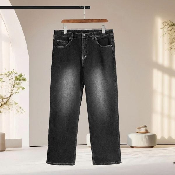 Mô tả chi tiết quần jean ống suông big size nam AKYOO