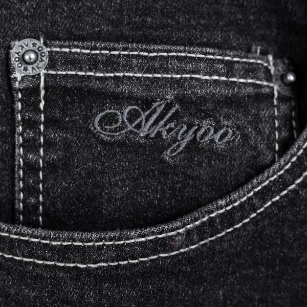 Mô tả chi tiết quần jean ống suông big size nam AKYOO