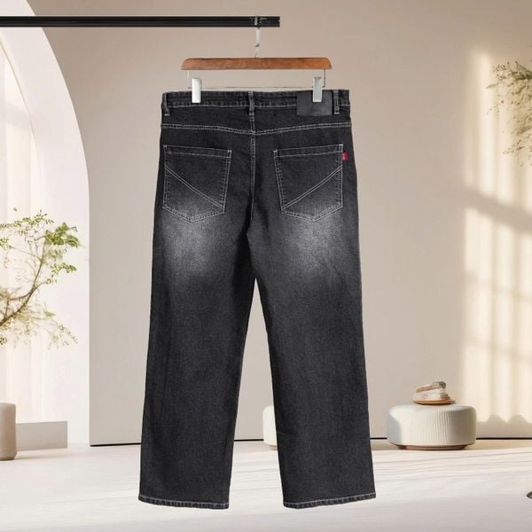 Mô tả chi tiết quần jean ống suông big size nam AKYOO