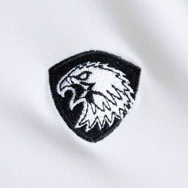 Mô tả áo polo trắng viền big size nam AKYOO