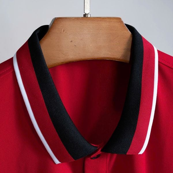 Mô tả chi tiết áo polo đỏ big size nam AKYOO