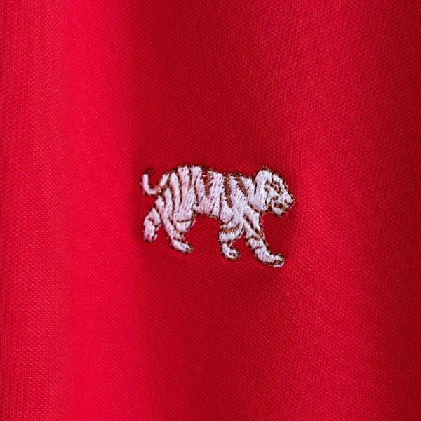 Mô tả chi tiết áo polo đỏ big size nam AKYOO