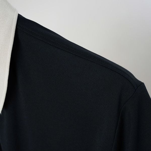 Chi tiết áo polo cổ ghi big size nam AKYOO