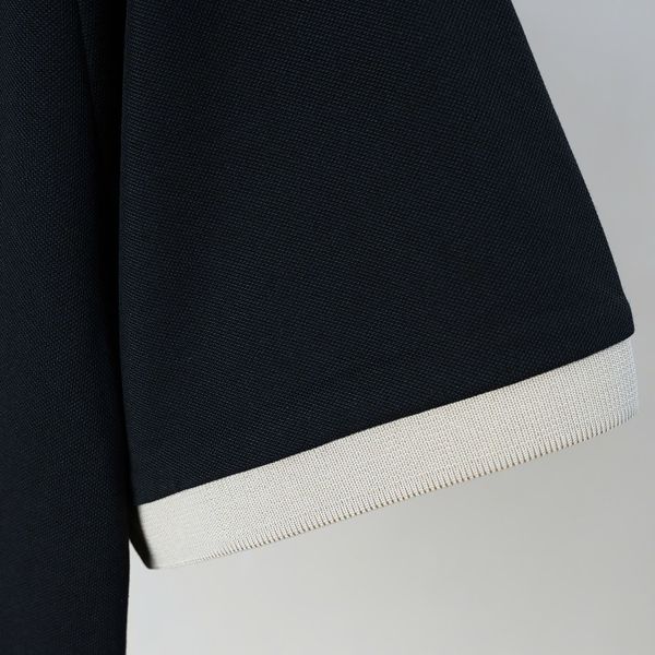 Chi tiết áo polo cổ ghi big size nam AKYOO