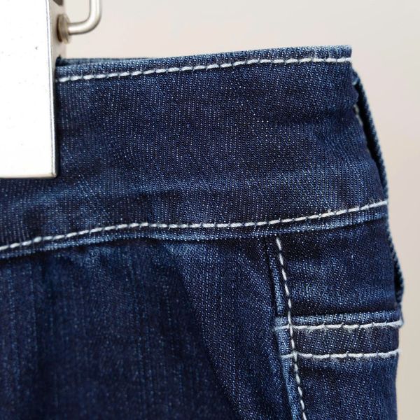 Chi tiết quần jean xanh đen big size nam AKYOO