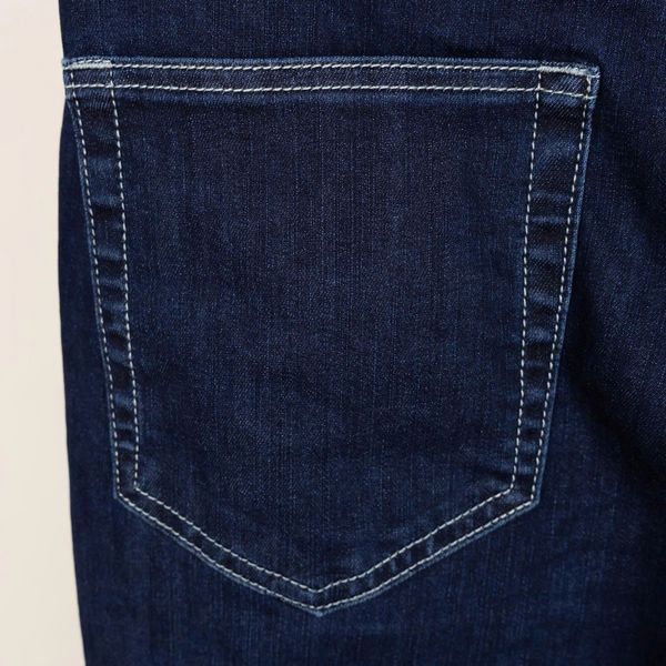 Chi tiết quần jean xanh đen big size nam AKYOO