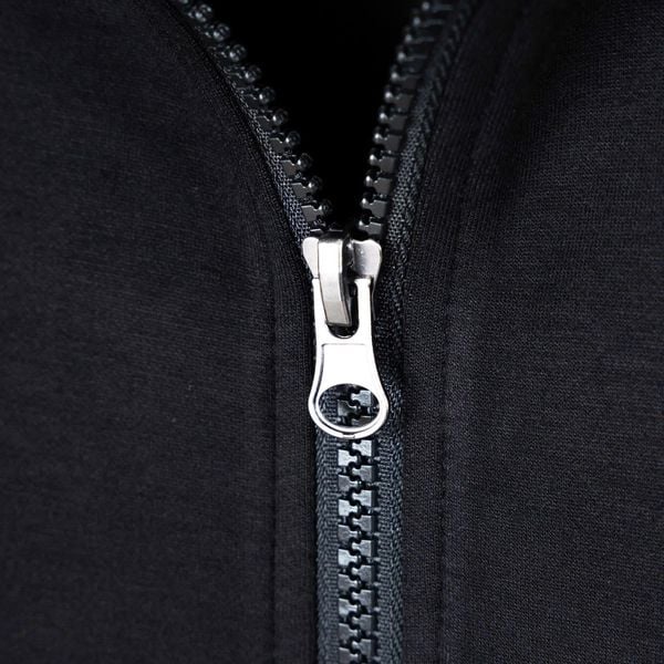 Chi tiết set bộ ni thun đen sọc big size nam AKYOO