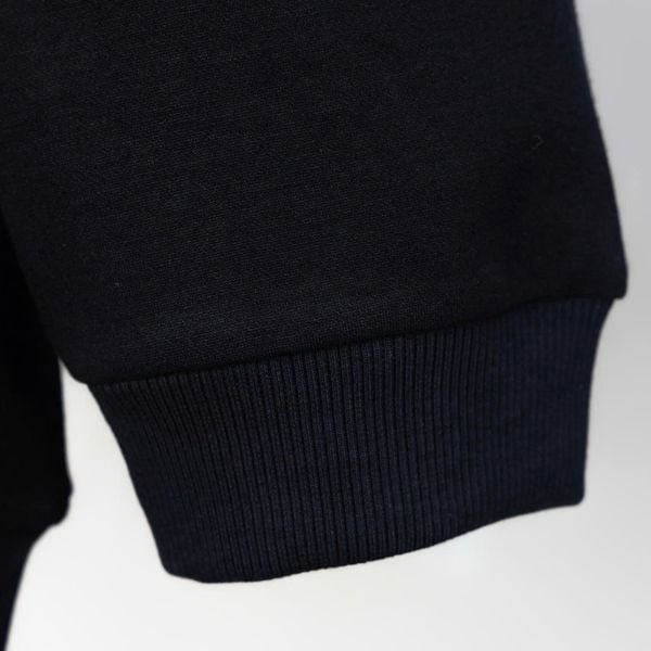 Chi tiết set bộ ni thun đen sọc big size nam AKYOO