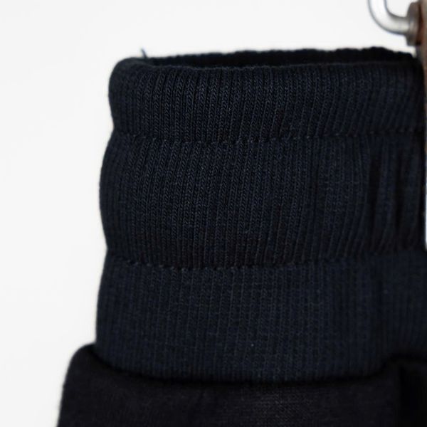 Chi tiết set bộ ni thun đen sọc big size nam AKYOO