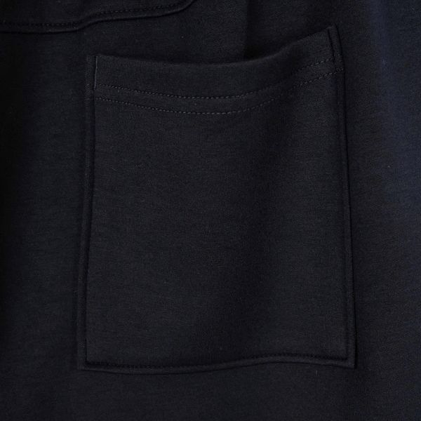 Chi tiết set bộ ni thun đen sọc big size nam AKYOO