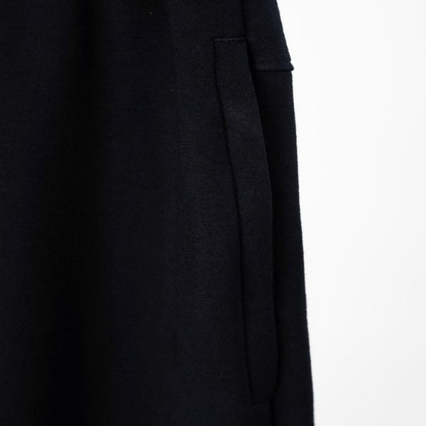 Chi tiết set bộ ni thun đen sọc big size nam AKYOO